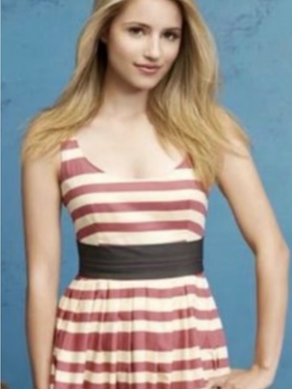 New Corey Lynn Calter for Anthropologie Caranday striped dress red & white
sz 12